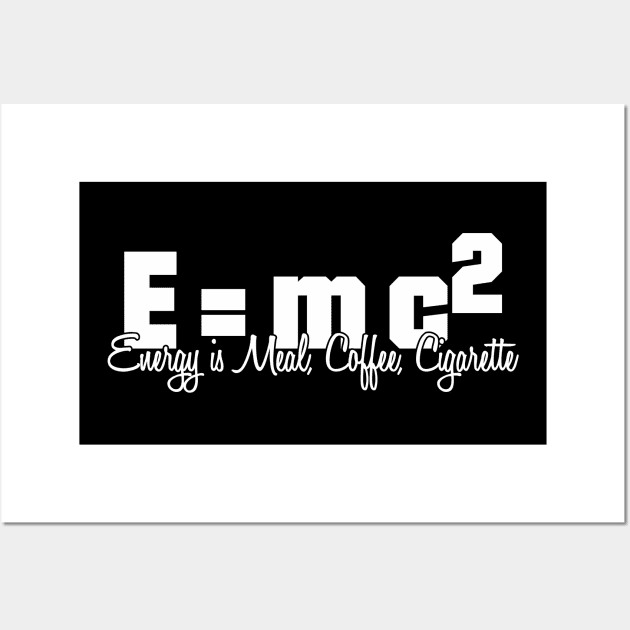 Emc2 front - dark Wall Art by hakim91